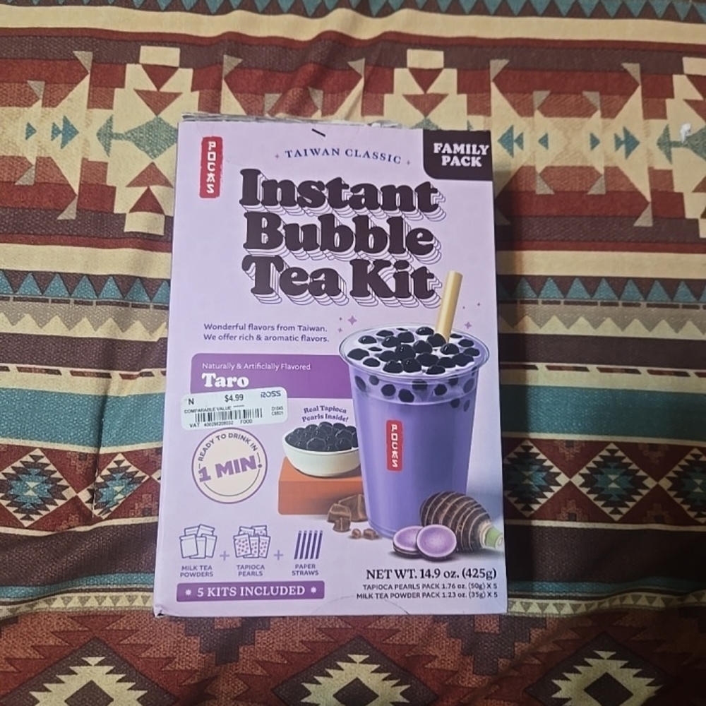 Tea Collection Purple Instant Bubble Tea Kit